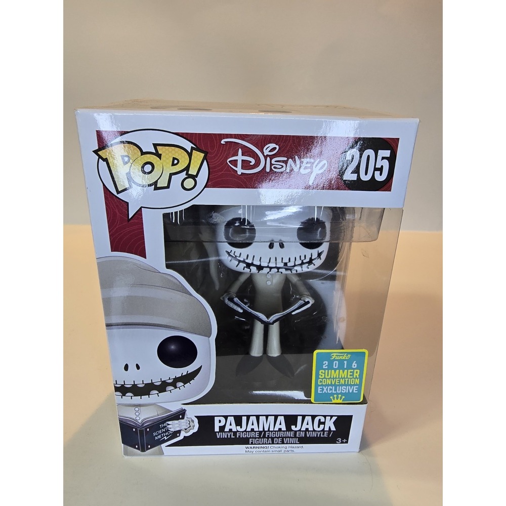 Funko Pop, Pajama Jack, The Nightmare Before Christmas 2016 Summer Con Exc #205
